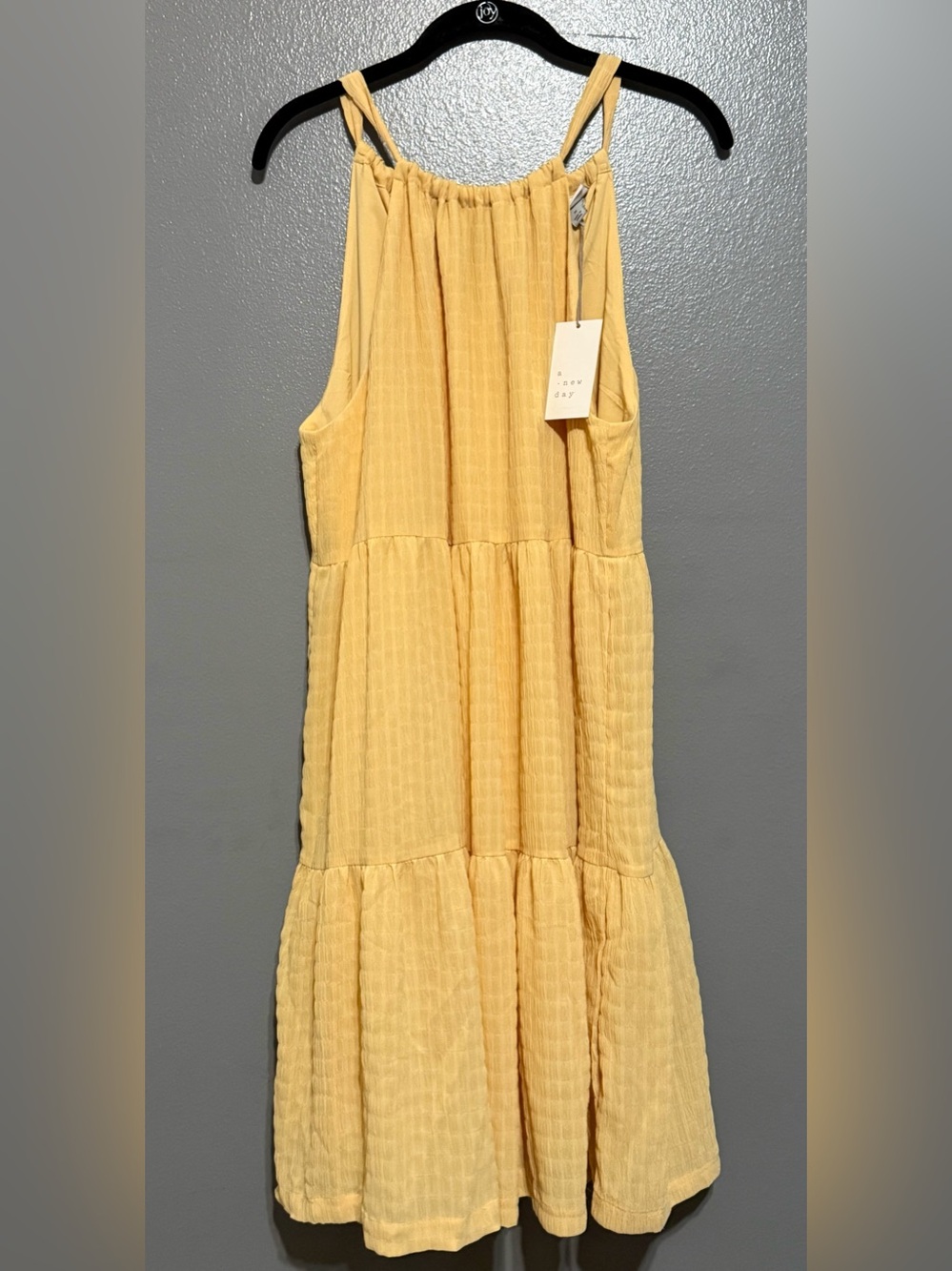 A New Day (Target) Yellow Tiered Dress